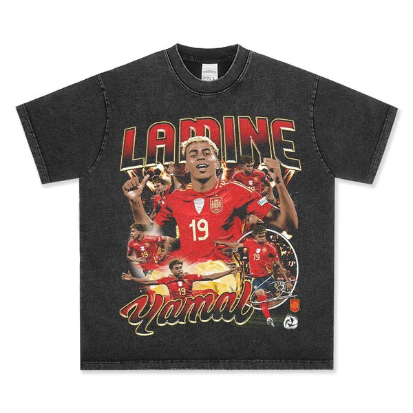 Lamine Yamal World Cup Champion Vintage Graphic Tee