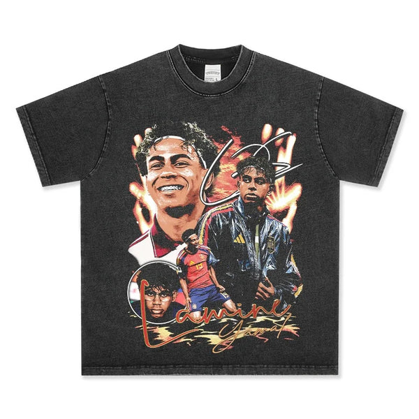 Lamine Yamal World Cup Champion Vintage Graphic Tee
