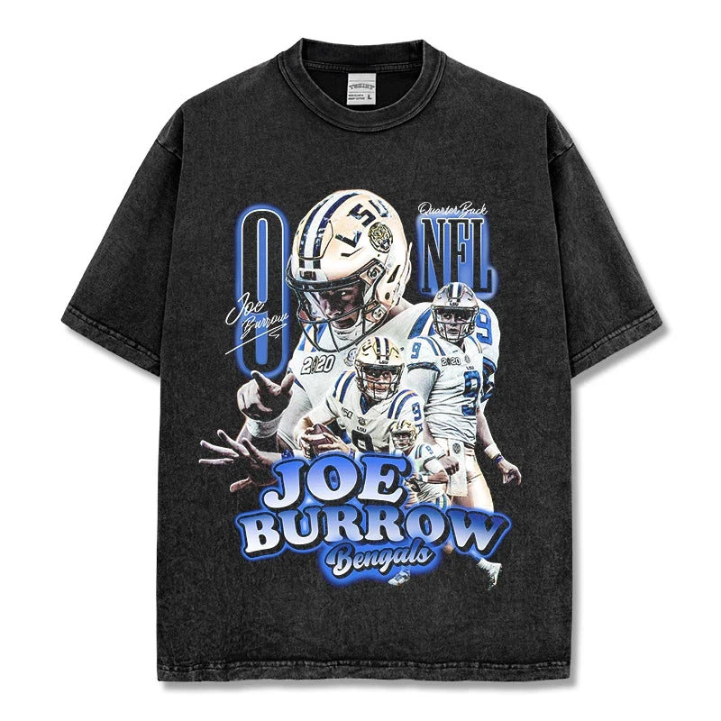 Joe Burrow Vintage Graphic Tee & Hoodie