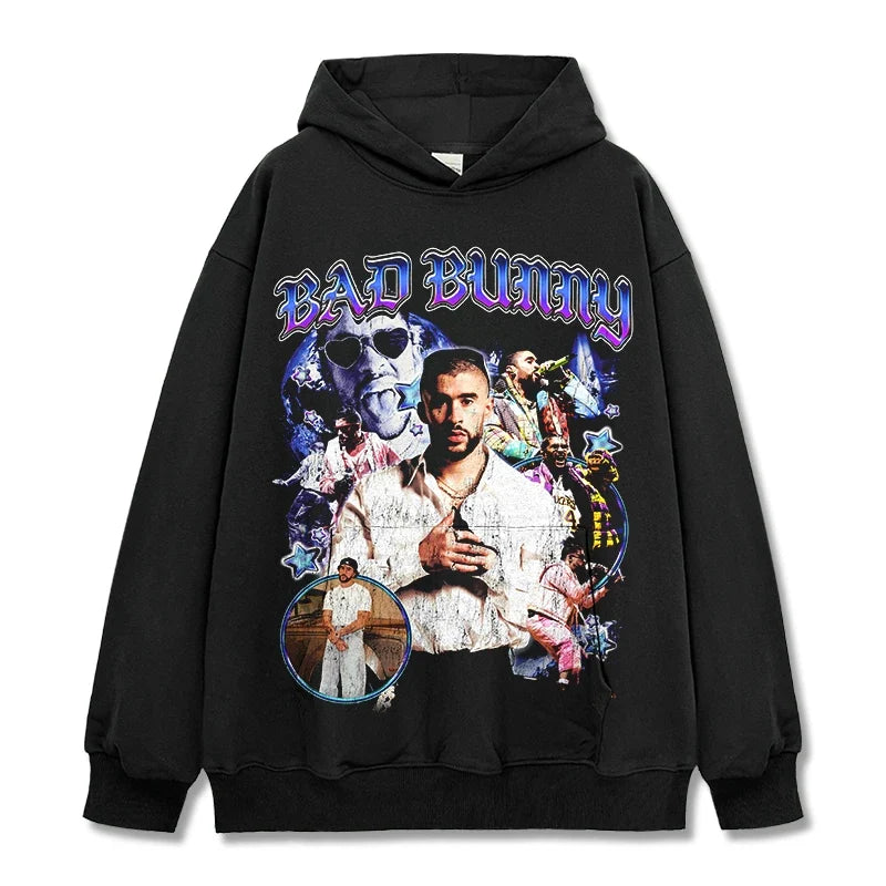 Bad Bunny Vintage Graphic Tee & Hoodie - view 6