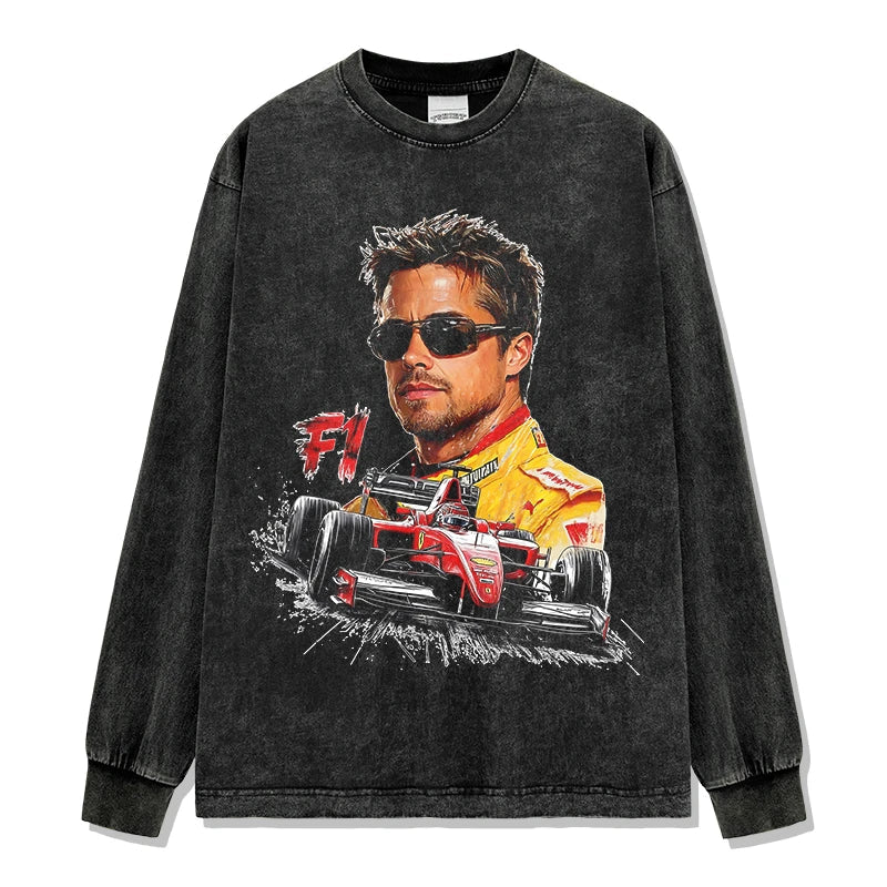 Brad Pitt Vintage Graphic Tee & Hoodie - view 2