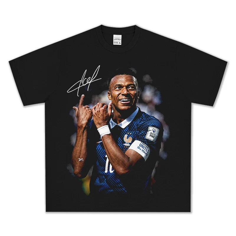 Kylian Mbappe Vintage Graphic Tee - view 2