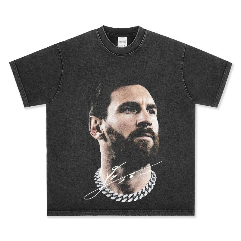 Lionel Messi Vintage Graphic Tee