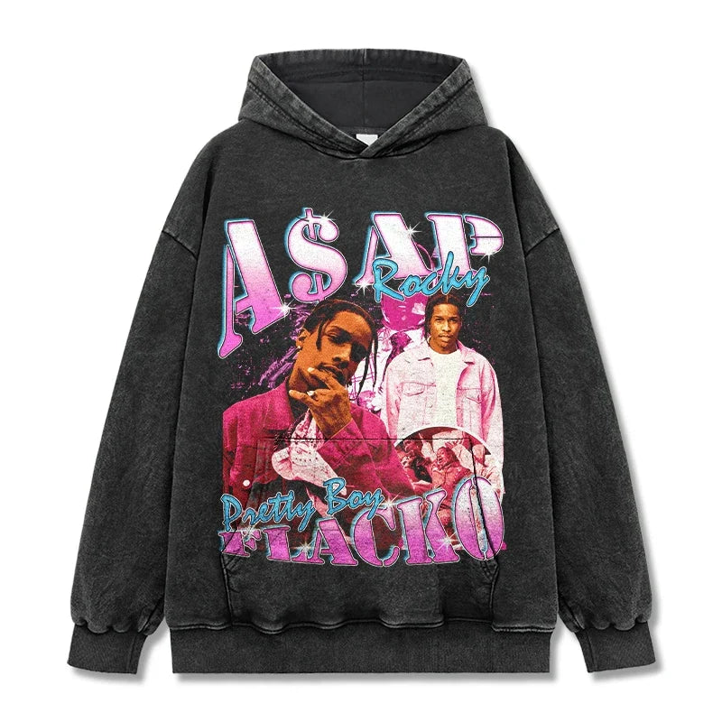 A$AP Rocky Vintage Graphic Tee & Hoodie - view 5