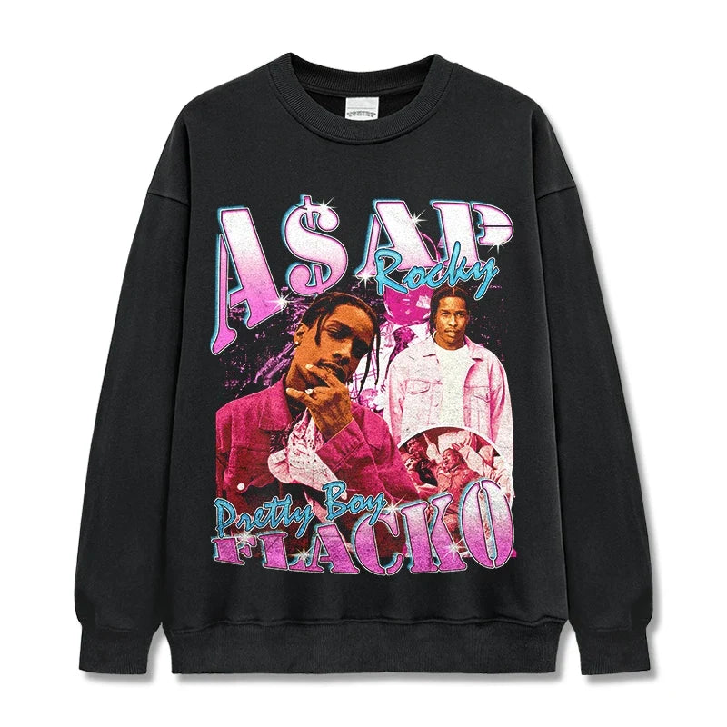 A$AP Rocky Vintage Graphic Tee & Hoodie - view 4