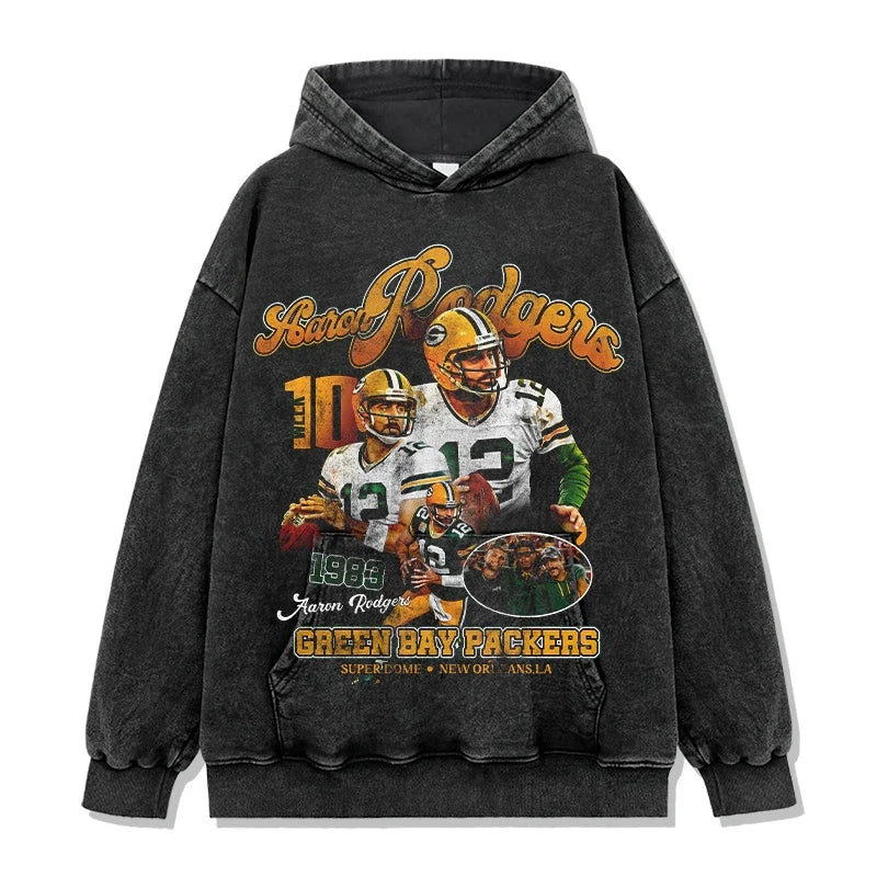 Aaron Rodgers Vintage Graphic Tee & Hoodie - view 5