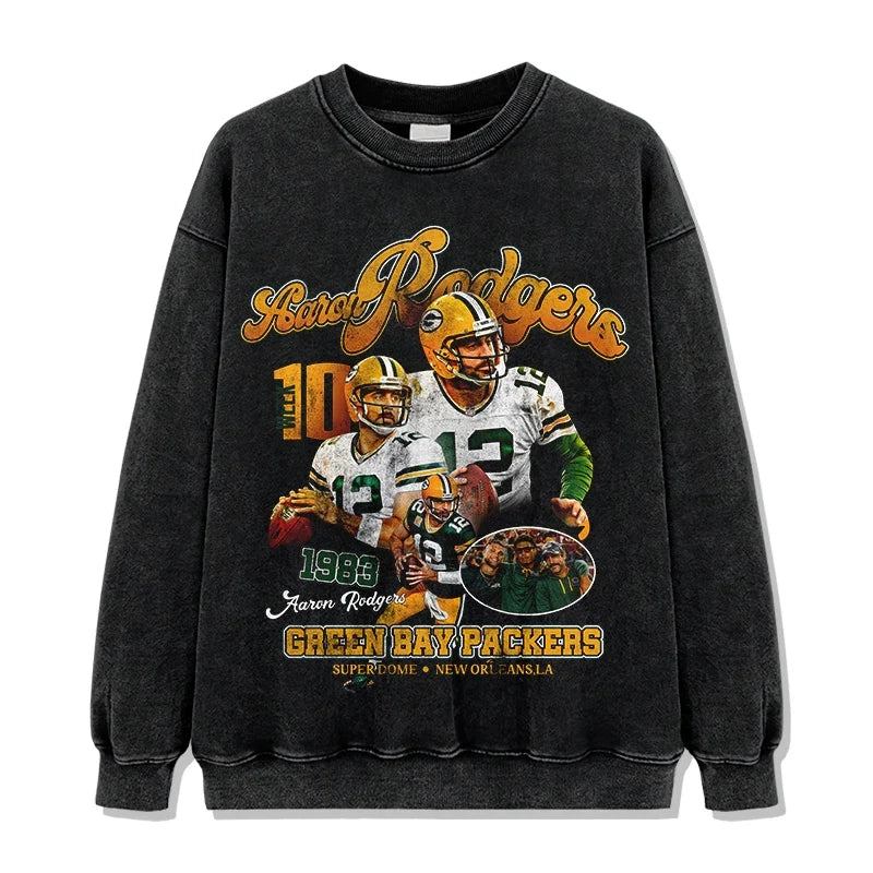 Aaron Rodgers Vintage Graphic Tee & Hoodie - view 2