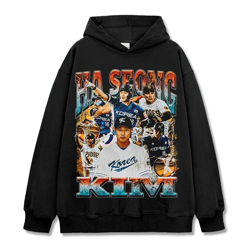 Ha-Seong Kim Vintage Graphic Tee & Hoodie - view 6