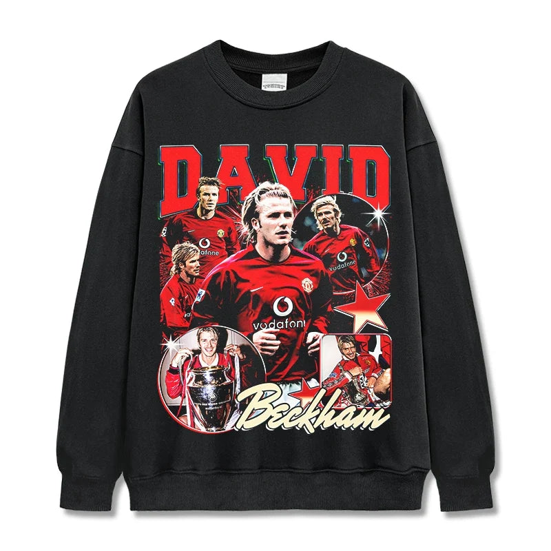 David Beckham Vintage Graphic Tee & Hoodie - view 4