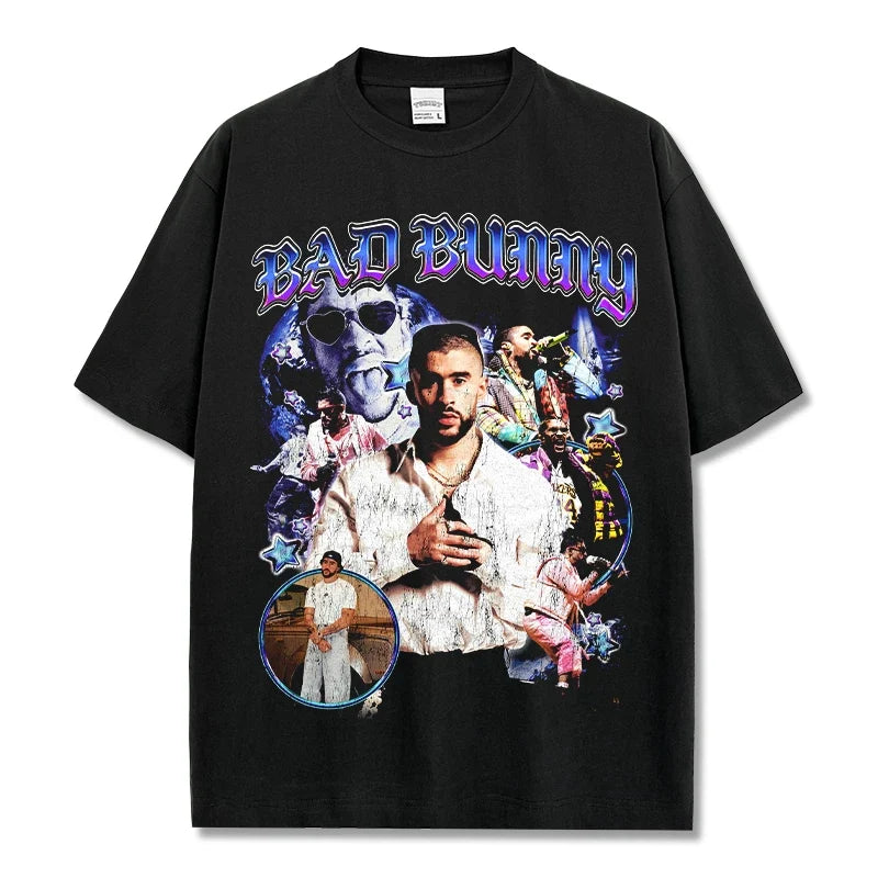 Bad Bunny Vintage Graphic Tee & Hoodie - view 3