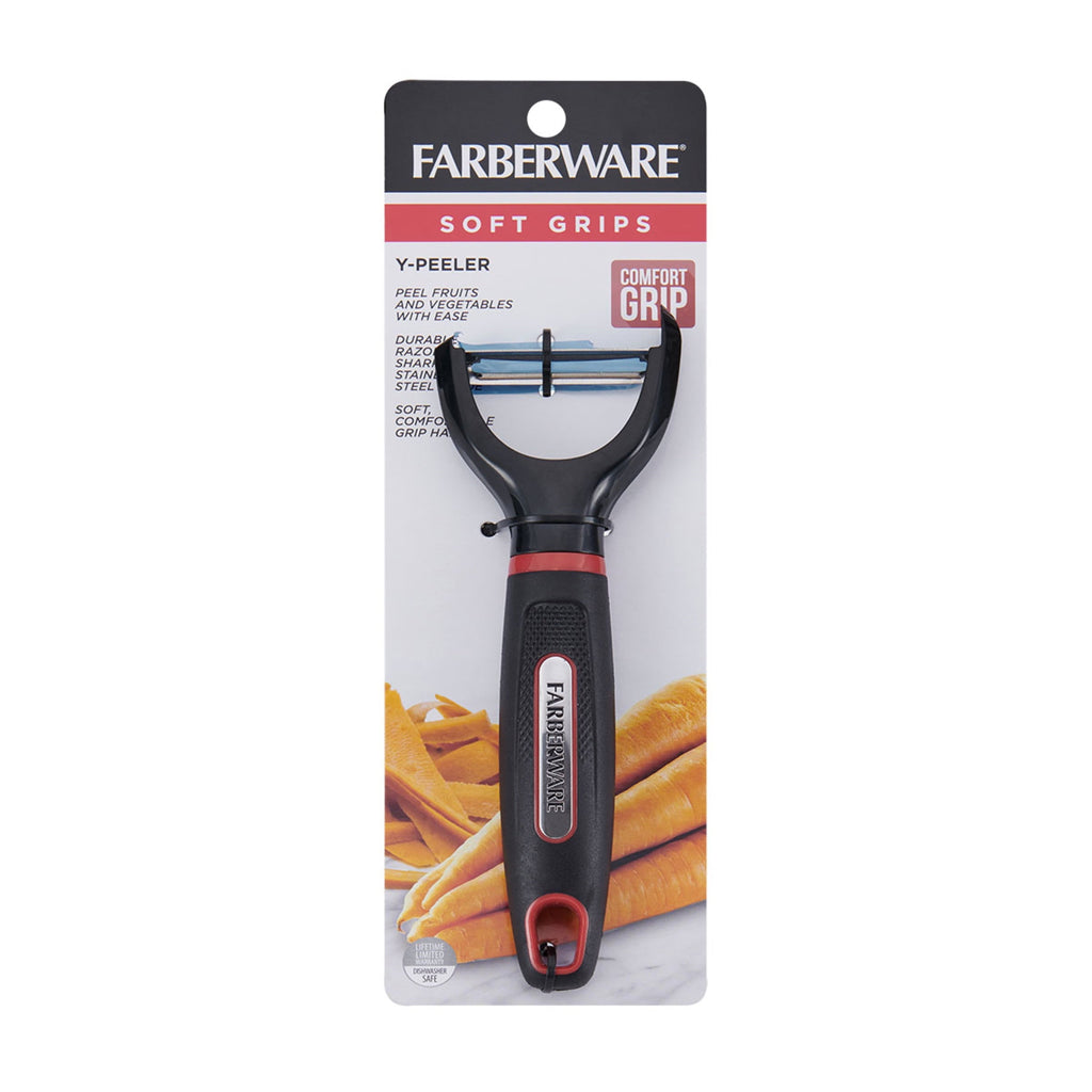 Stainless Steel Y Peeler in Black