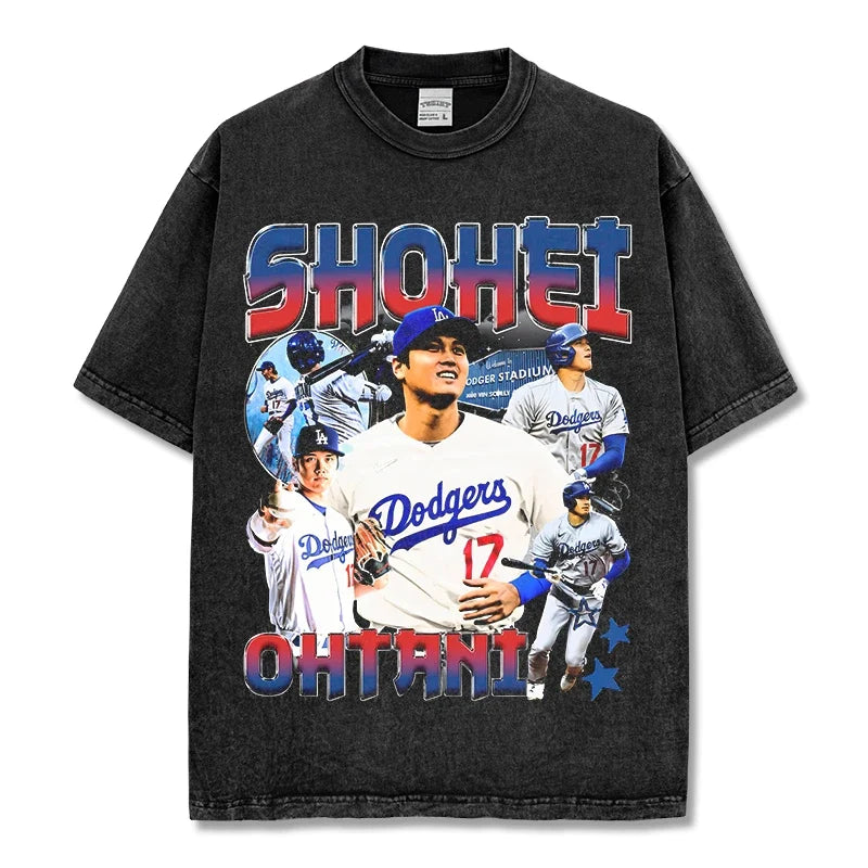 Shohei Ohtani Vintage Graphic Tee & Hoodie