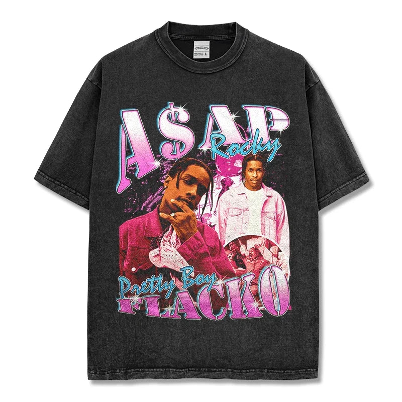 A$AP Rocky Vintage Graphic Tee & Hoodie