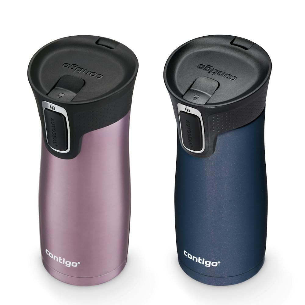 Contigo® West Loop Stainless Steel Travel Mug with AUTOSEAL® Lid, 16 oz - Vervain & Midnight Berry