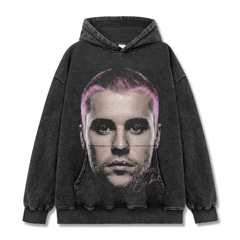Justin Bieber Vintage Graphic Tee & Hoodie - view 5