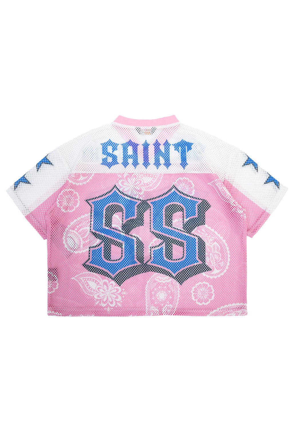 Men's Oversized Mesh Saint Top