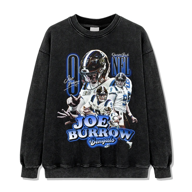 Joe Burrow Vintage Graphic Tee & Hoodie - view 2