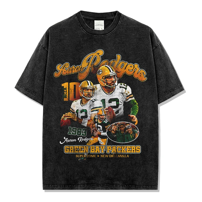 Aaron Rodgers Vintage Graphic Tee & Hoodie
