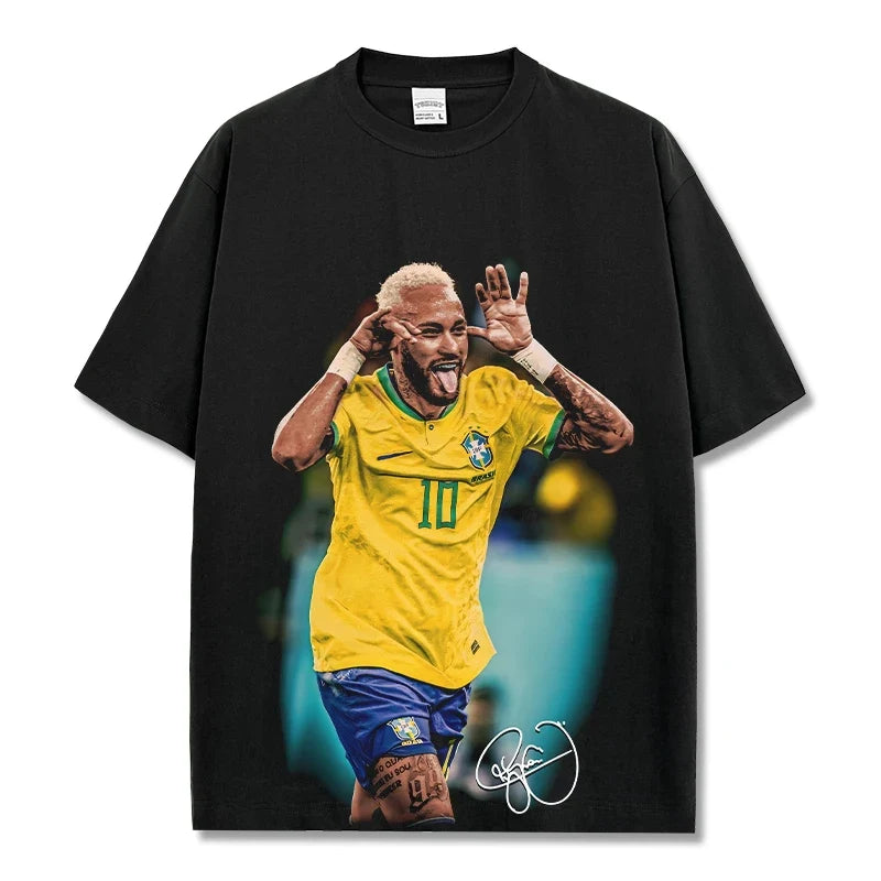 Neymar Jr Vintage Graphic Tee - view 2