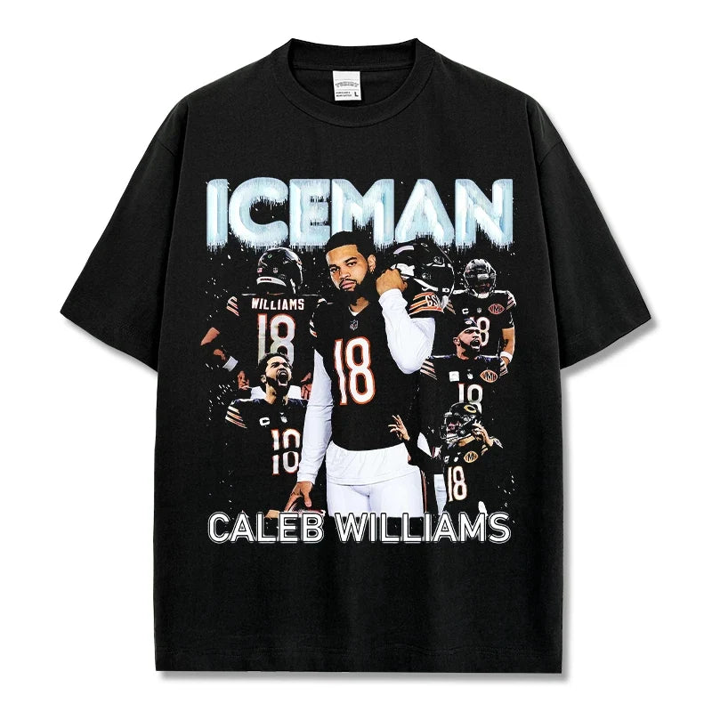 Caleb Williams Vintage Graphic Tee & Hoodie - view 3