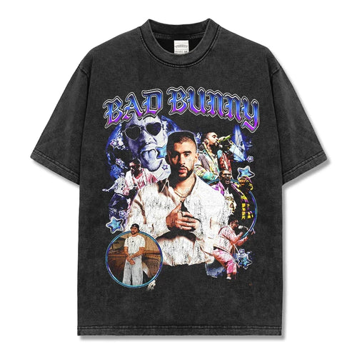 Bad Bunny Vintage Graphic Tee & Hoodie