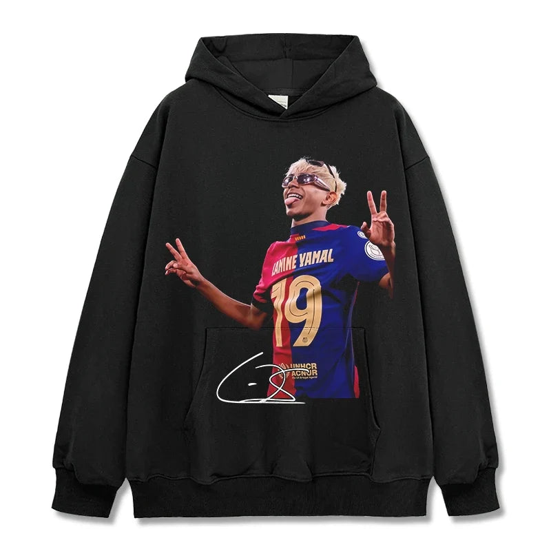 Lamine Yamal Vintage Graphic Tee & Hoodie - view 6