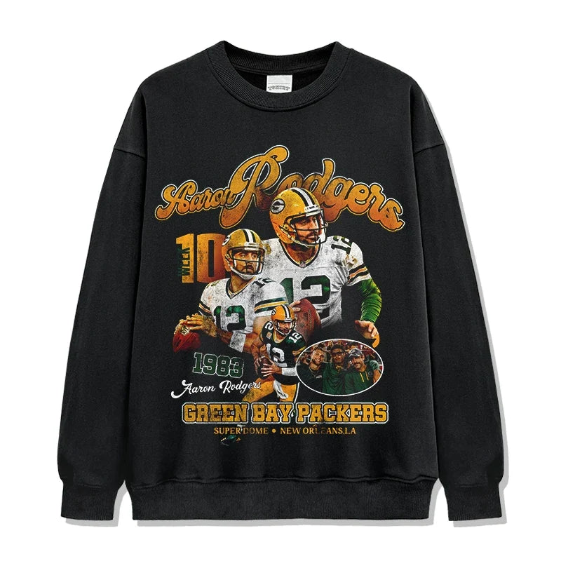 Aaron Rodgers Vintage Graphic Tee & Hoodie - view 4