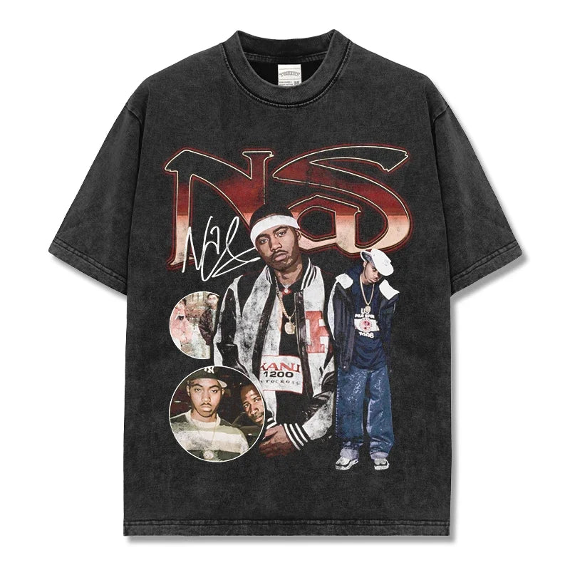 Nas Vintage Graphic Tee & Hoodie