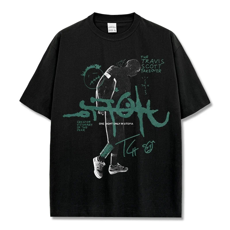 Travis Scott Vintage Graphic Tee & Hoodie - view 3