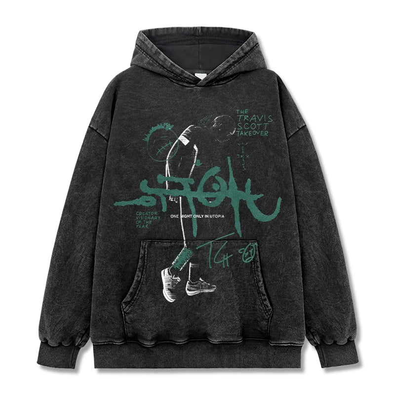 Travis Scott Vintage Graphic Tee & Hoodie - view 5