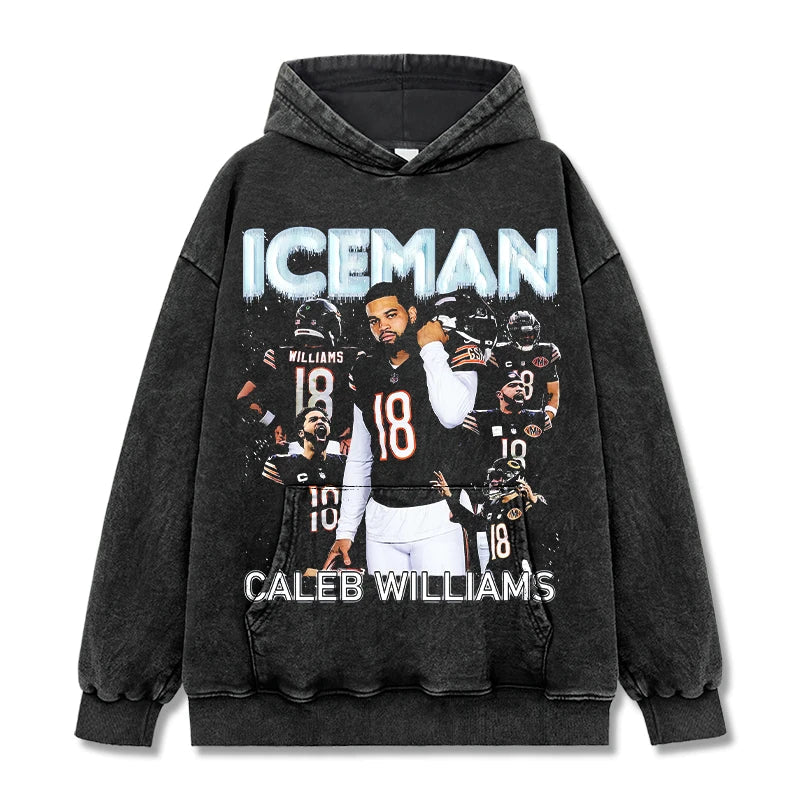 Caleb Williams Vintage Graphic Tee & Hoodie - view 5