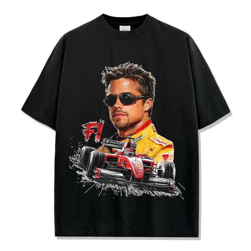 Brad Pitt Vintage Graphic Tee & Hoodie - view 3