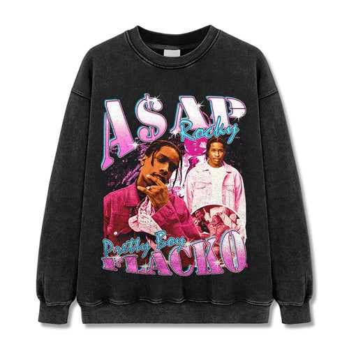 A$AP Rocky Vintage Graphic Tee & Hoodie - view 2