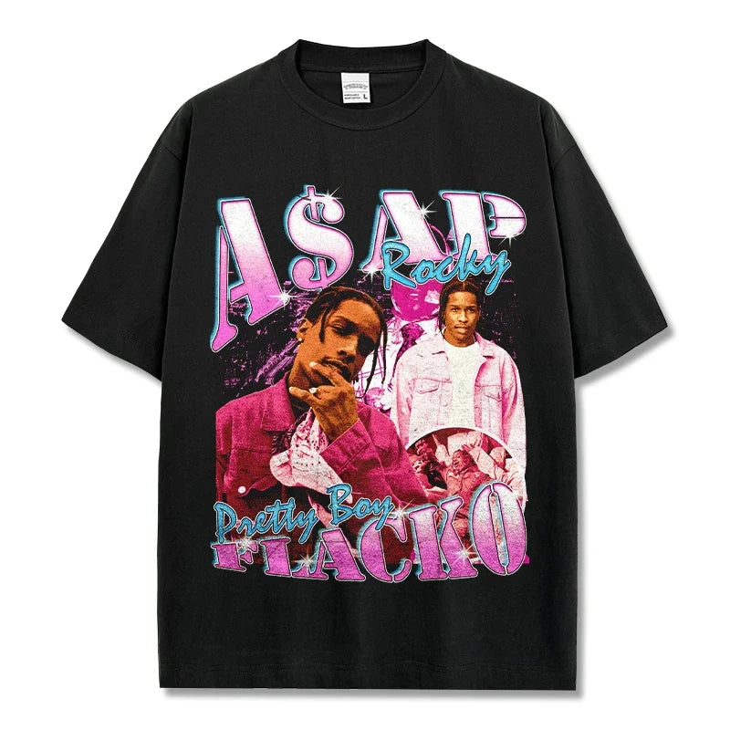 A$AP Rocky Vintage Graphic Tee & Hoodie - view 3