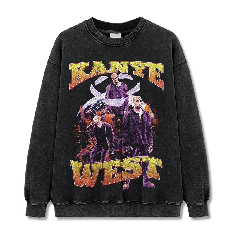 Kanye West Vintage Graphic Tee & Hoodie - view 2