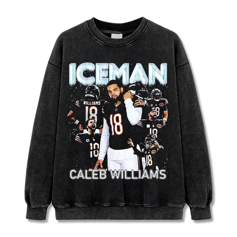 Caleb Williams Vintage Graphic Tee & Hoodie - view 4