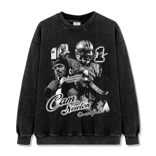 Cam Newton Vintage Graphic Tee & Hoodie - view 2
