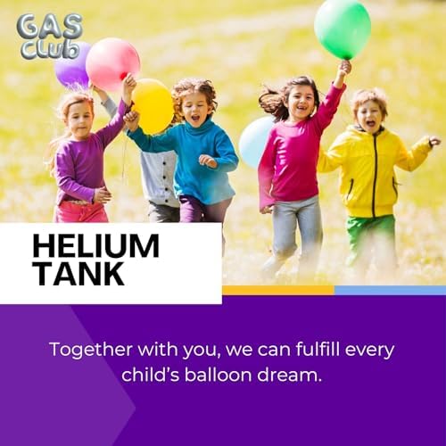 13L Helium Tank for Balloons At Home Helium Balloon tank Up To 50 Latex Balloons