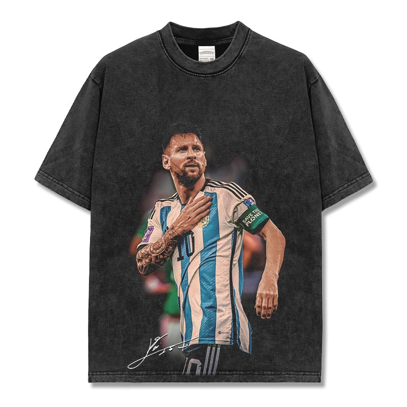 Lionel Messi Vintage Graphic Tee