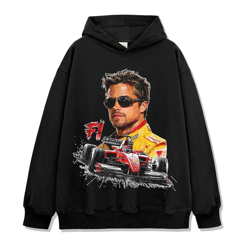 Brad Pitt Vintage Graphic Tee & Hoodie - view 6