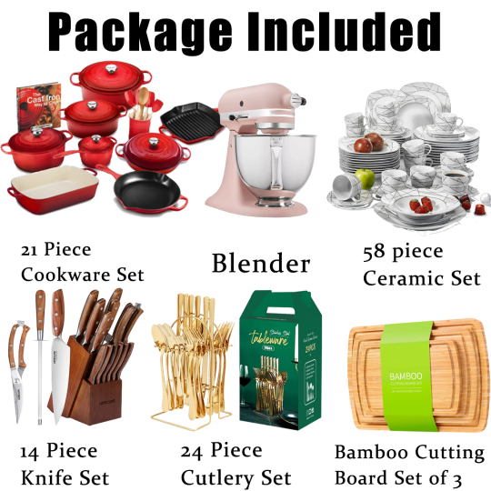 121-piece Kitchen Spree Meeting All The Needs Of The Kitchen