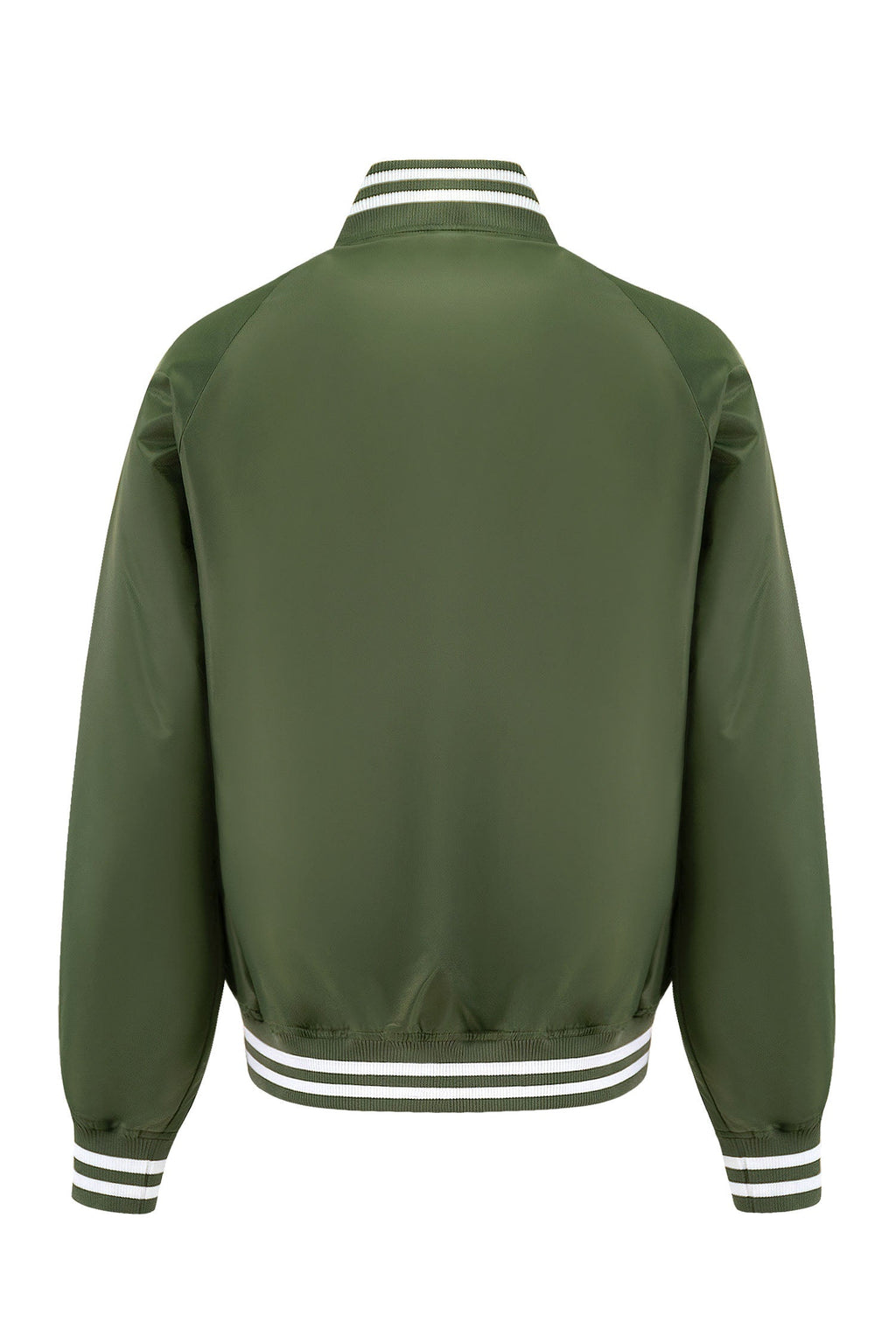 Men's Essential Solid Snap Button Varsity Jacket