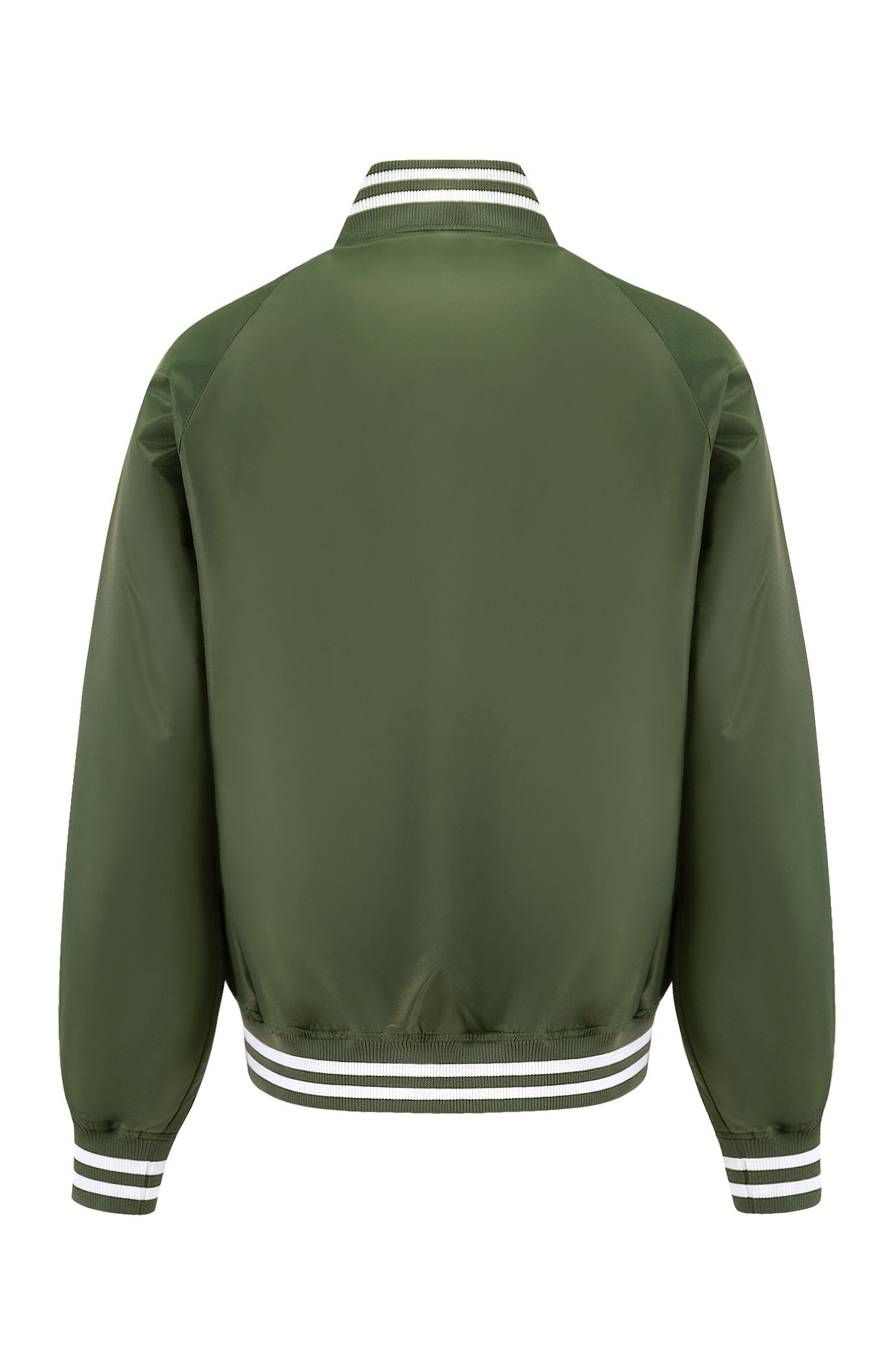 Men's Essential Solid Snap Button Varsity Jacket