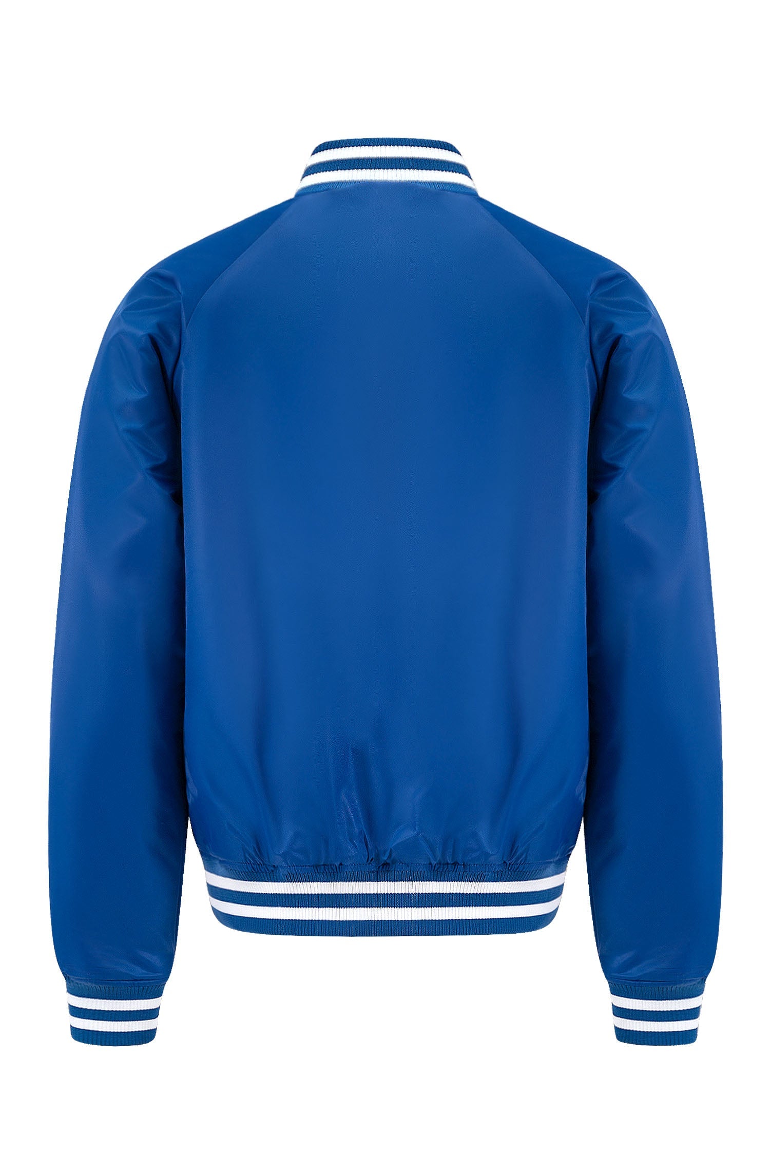 Men's Essential Solid Snap Button Varsity Jacket