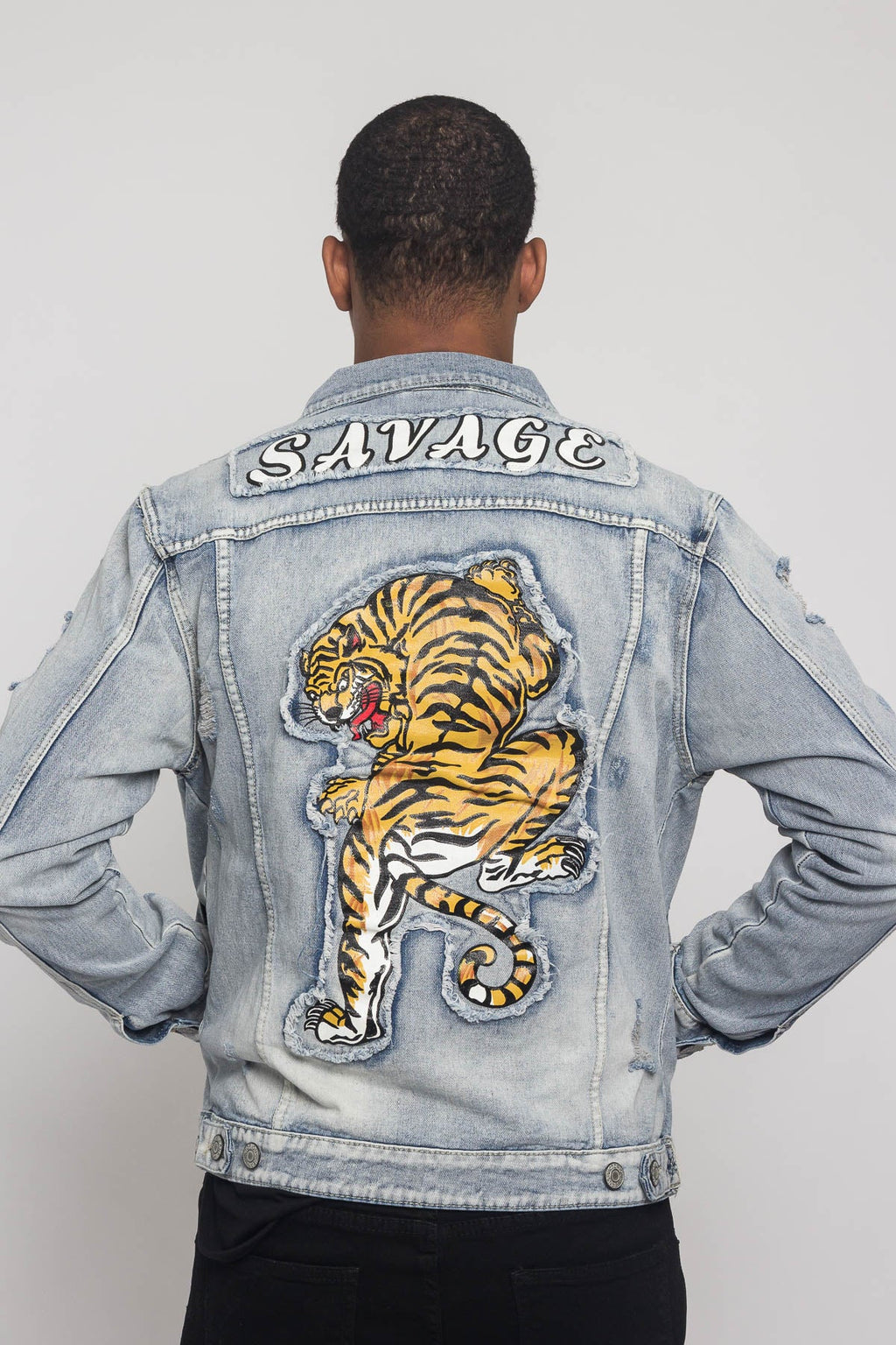Savage Tiger Denim Jacket