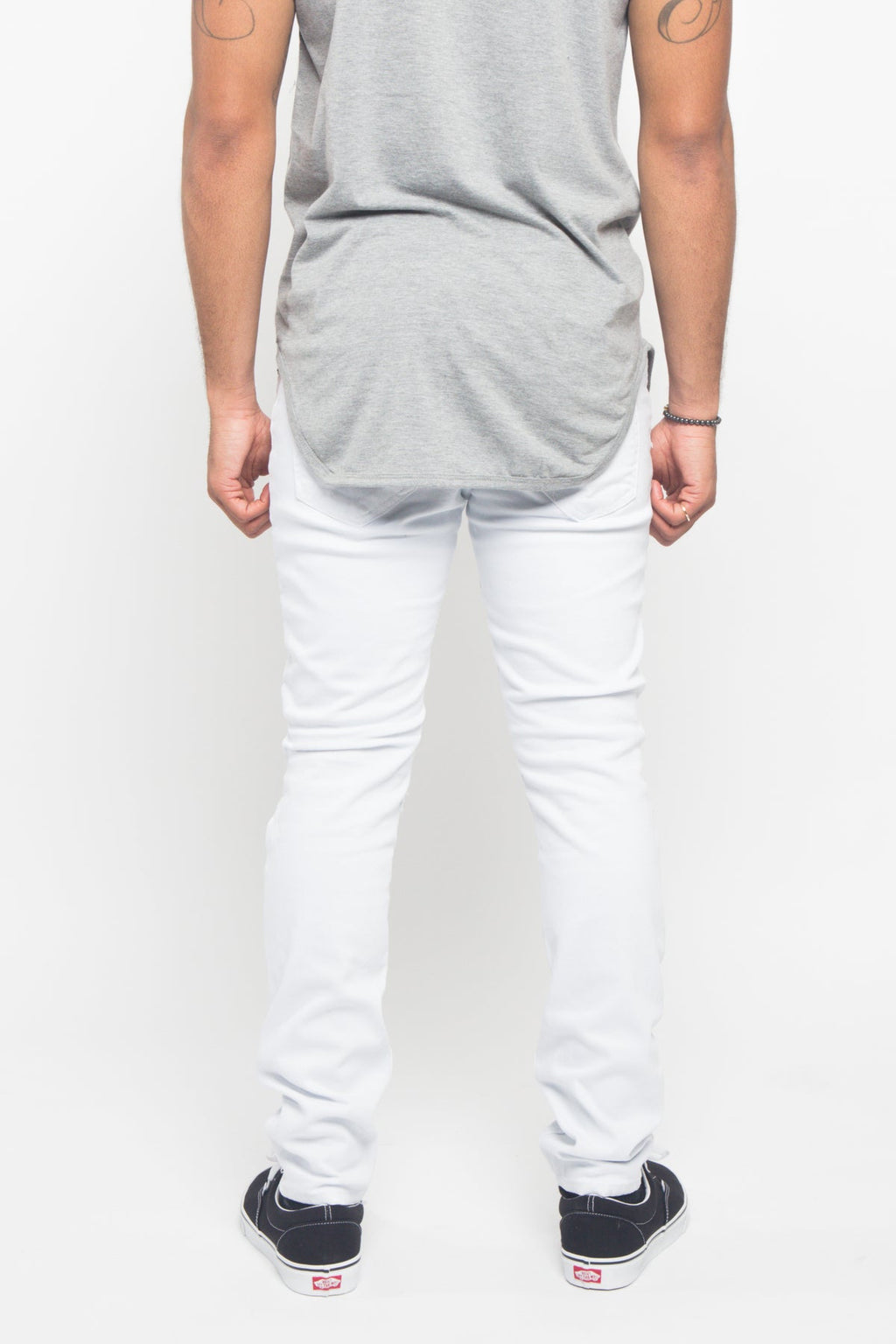 Scrunched Fold Illusion Jeans