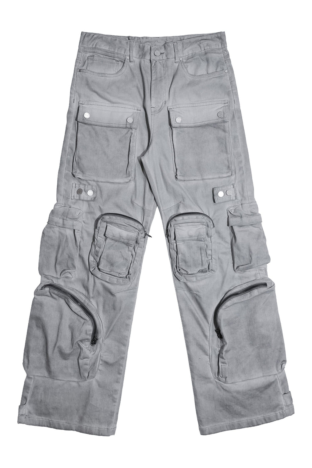 Men's Y2k Wide Fit Utility Cargo Baggy Denim Pants