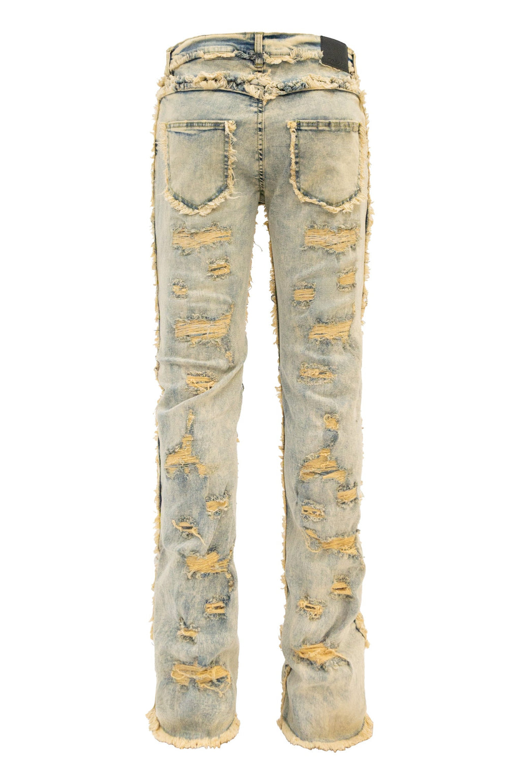 Men's No End Distressed Stacked Denim Jeans