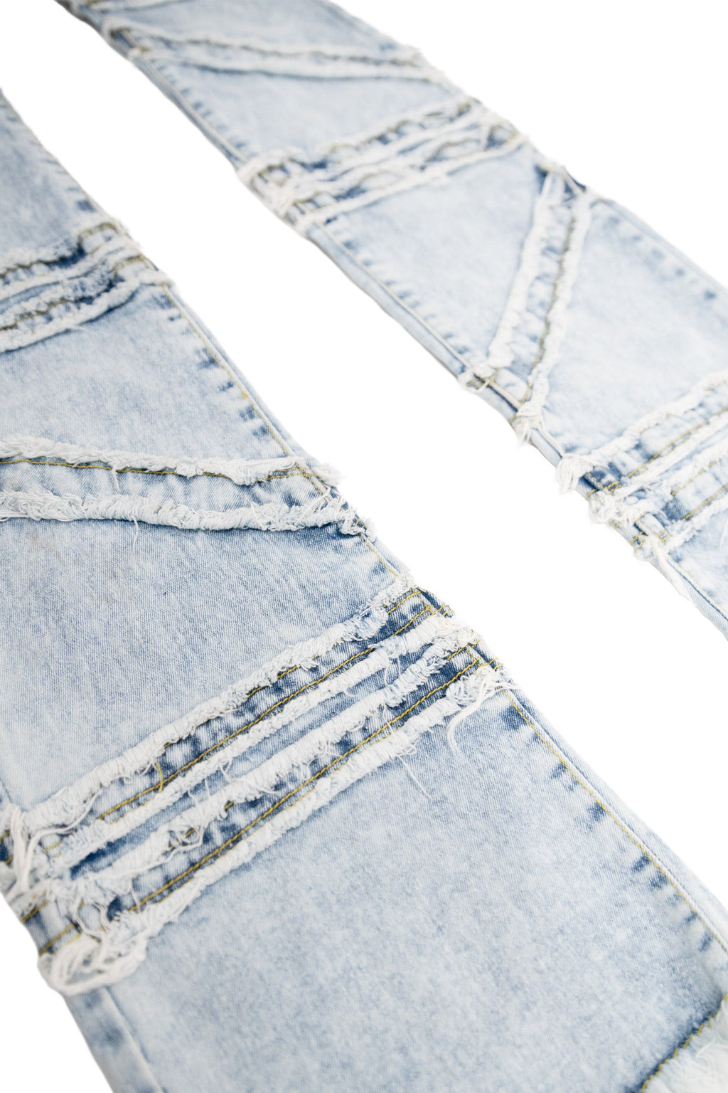 Men's Stacked Crossover Denim Jeans