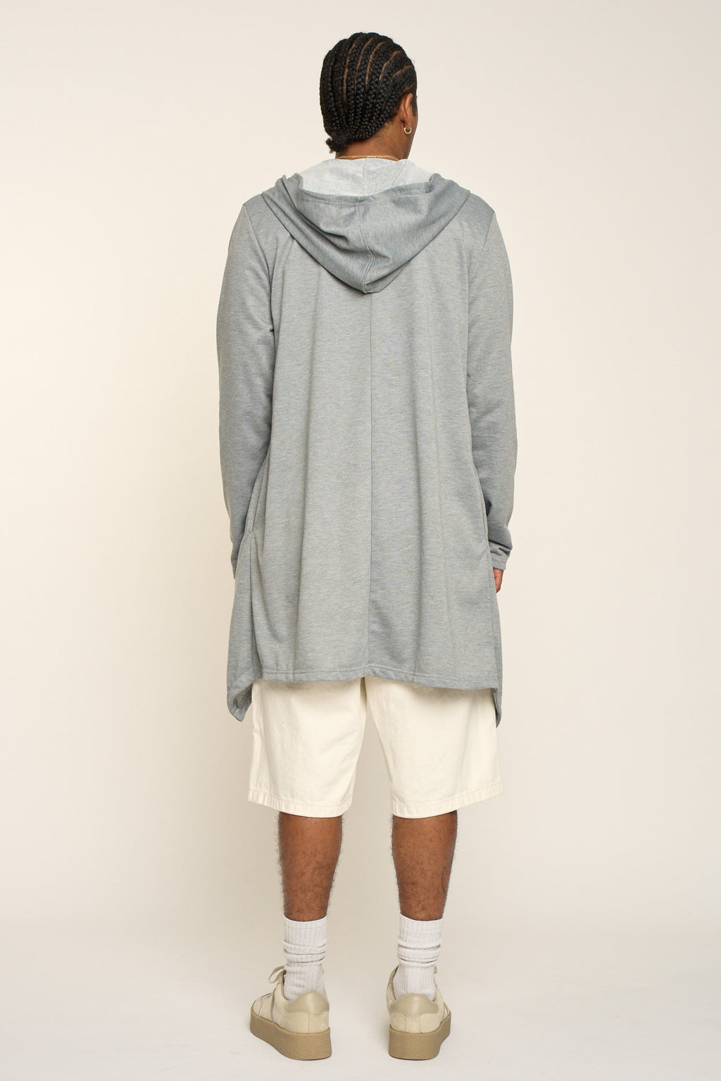 Long Length Drape Cape Cardigan Hoodie